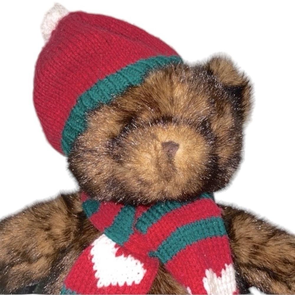 Dilliards Christmas teddy bear plush 2001 vintage